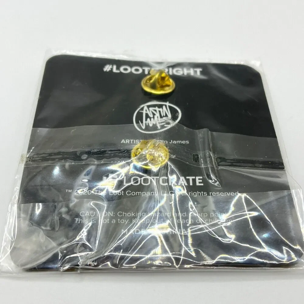 Lootcrate Gaming Fright Pin Lot Doom UAC Patch Power Ranger Ninja Turtle Key